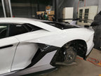 2019 Lamborghini Aventador SVJ Side Skirts Carbon fiber Replacement Style