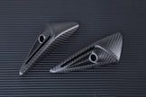 Real carbon fiber camera trim kit designed for Tesla HW3.0 dashboard area