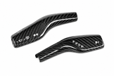 Carbon fiber shift paddle cover for Tesla Model Y 2019-2023 interior