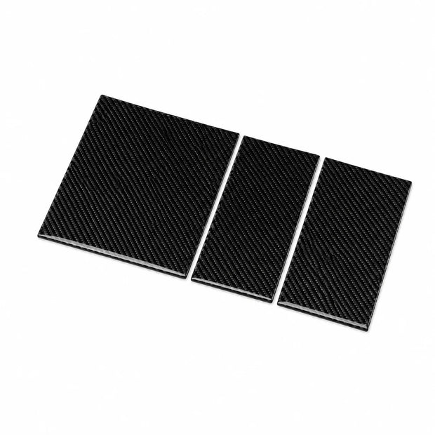 ApexTesla Tesla Model 3 Y Highland Center Console Panel Cover Trim Set – Real Carbon Fiber