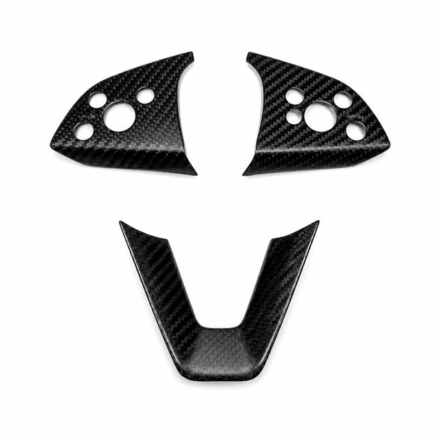 ApexTesla Tesla Model 3 Highland Steering Wheel Cover Trim – Real Carbon Fiber