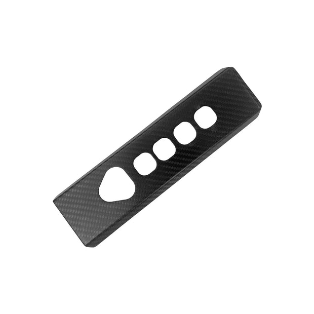 ApexTeslas Tesla Cybertruck Interior Hazard Light P R N D Switch Panel Cover Real Carbon Fiber