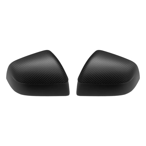 ApexTeslas Tesla Model Y Standard Premium 2026 Rear Side View Mirror Covers Real Carbon Fiber