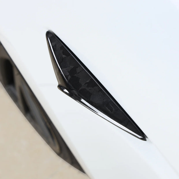 Tesla Model Y Standard Premium 2026 HW4.0 Side Camera Turn Signal Cover Dry Carbon Fiber