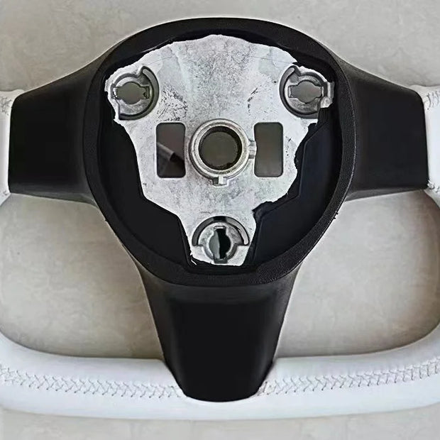 ApexTeslas Tesla Model Y Carbon Fiber Yoke Steering Wheel | Premium Performance Steering Wheel Upgrade
