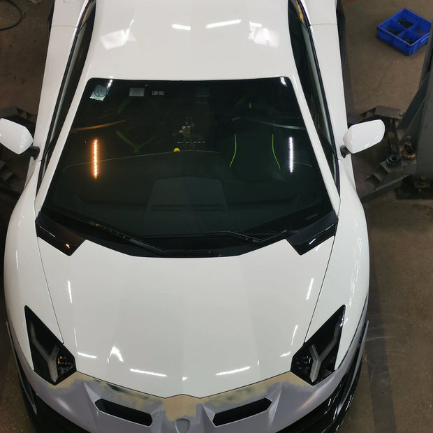 2019 Lamborghini Aventador SVJ Front Bumper Lip Body Kit Carbon fiber Replacement Style