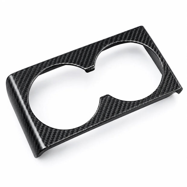 ApexTesla Tesla Model 3 Highland Rear Cup Holder Cover Trim – Real Carbon Fiber
