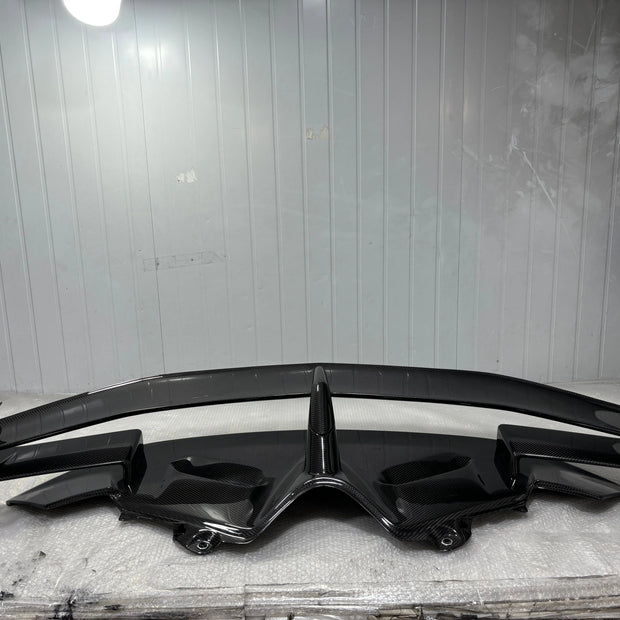 2019 Lamborghini Aventador SVJ Rear Wing Spoiler Carbon fiber Replacement Style