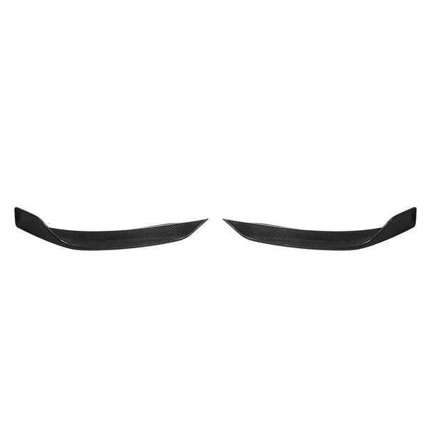 2025 Tesla Model Y Juniper Front Bumper Spoiler Side Splitter Lip Carbon Fiber