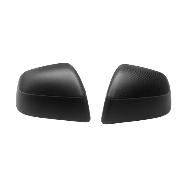 ApexTeslas Tesla Model Y Standard Premium 2026 Rear Side View Mirror Covers Real Carbon Fiber