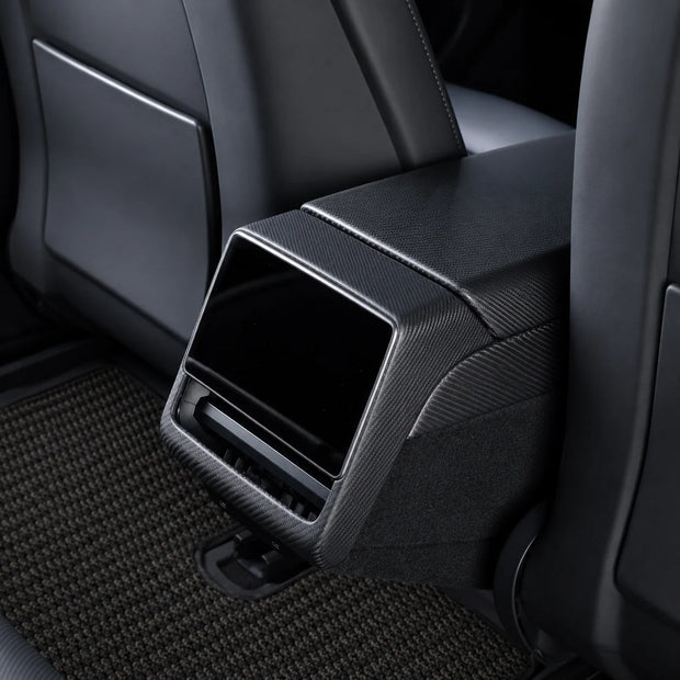 ApexTesla Tesla Model 3 Highland & Model Y Juniper Rear Display Frame Trim – Real Carbon Fiber