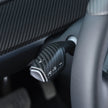 ApexTesla Tesla Model 3 Y 2019-2023 Shift Paddle Trim Textured Style – Real Carbon Fiber