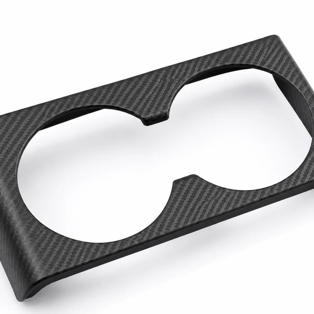 ApexTesla Tesla Model 3 Highland Rear Cup Holder Cover Trim – Real Carbon Fiber