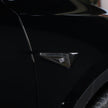 Full real carbon fiber camera cover trim for Tesla Model 3 HW3.0 interior