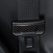 Real carbon fiber seat belt buckle cover for Tesla Model Y 2021-2023
