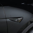 Real carbon fiber camera cover accessory for Tesla Model Y HW3.0
