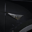 Tesla Model Y camera cover trim with premium real carbon fiber finish