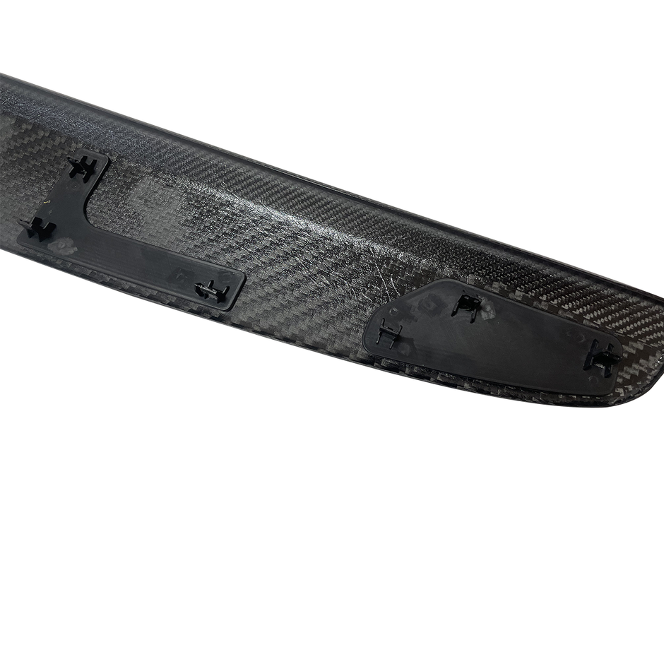 Replacement style dashboard cover for Tesla Model Y in real carbon fiber