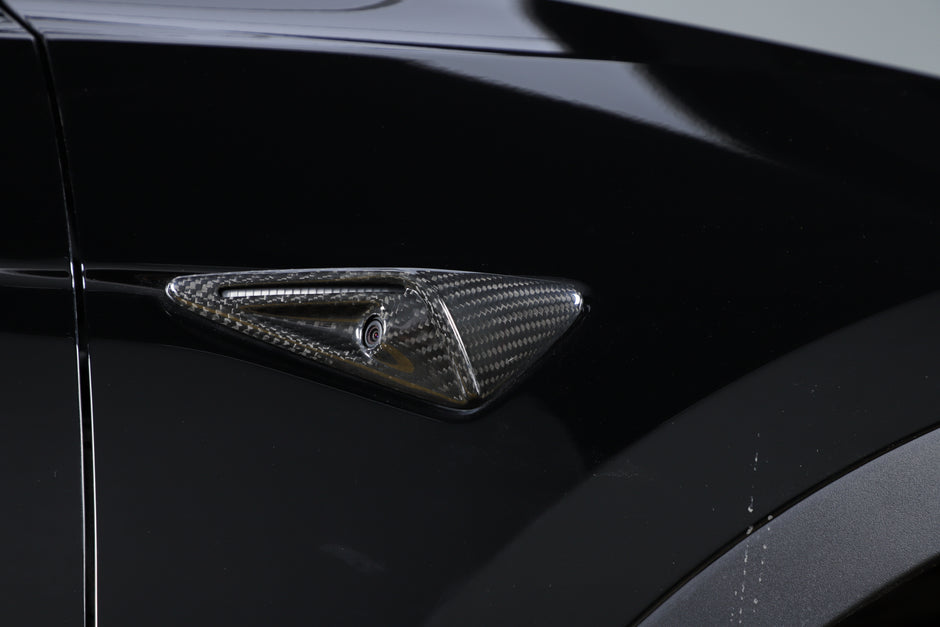 Carbon fiber interior camera trim cover for Tesla Model 3 and Model Y
